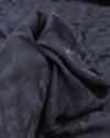 Tecido Viscose Texturizada Brocado Camuflado Tons de Preto