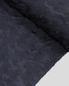 Tecido Viscose Texturizada Brocado Camuflado Tons de Preto