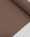 Tecido Crepe de Alfaiataria Quadriculado Salmão e Preto (1.4m)