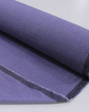 Tedido Linho Misto Italiano Micro Listras Tons de Azul