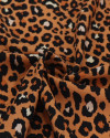 Tecido Viscose Animal Print Bege, Preto e Argila