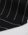 Tecido Crepe Koshibo Leve Listras Duplas Bege e Preto (0.6m)