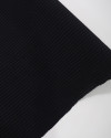 Tecido Crepe Duna Risca de Giz Branco e Preto
