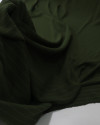 Tecido Crepe Duna Risca de Giz Branco e Verde Militar