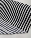 Tecido Crepe Koshibo Leve Listrado P/B (0.5m)