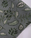 Tecido Crepe Koshibo Leve Ramos e Cashmere Tons de Verde
