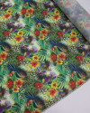 Tecido Crepe Silk Animal Print Tons de Verde