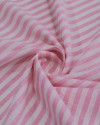 Tecido Tricoline Verano Flamê Listras Branco e Rosa