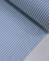 Tecido Tricoline Verano Flamê Listras Branco e Azul Bebê