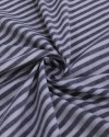 Tecido Tricoline Verano Flamê Listras Cinza e Preto