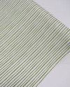 Tecido Viscose Texturizada Listrado Branco e Tons de Verde