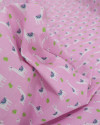 Tecido Tricoline Mista Lhamas e Cactos Branco, Verde e Rosa