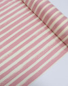 Tecido Viscose Listrado Creme e Rosé