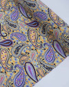 Tecido Viscose Paisley Floral Colorido e Amarelo (2.1m)