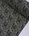 Tecido Viscose Correntes Onduladas Offwhite e Preto