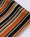 Tecido Viscose Texturizada Multi Listras Tons Terrosos