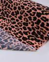 Tecido Viscose Animal Print Clássico Rosa Chá