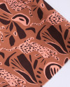 Tecido Viscose Onça Pintada Rosa e Marrom