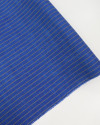 Tecido Viscose Listrado Dourado e Tons de Azul
