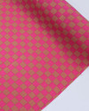 Tecido Viscose Micro Xadrez Rosa Pink e Argila
