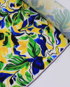 Tecido Viscose Premium Brasilidade Folhagens Abstratas