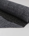 Tecido Viscose Texturizada Micro Pingos Creme e Preto