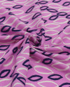 Tecido Viscose Folhas em Rascunho Branco, Azul Marinho e Rosa
