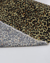 Tecido Viscose Texturizada Animal Print Clássico Amarelo Manteiga