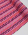 Tecido Viscose Texturizada Listras Coloridas e Rosa