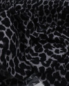 Tecido Viscose Animal Print Cinza