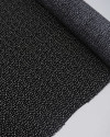 Tecido Viscose Texturizada Micro Pingos Creme e Preto