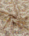 Tecido Viscose Italiano Estampa Paisley Colorido e Amarelo Requinte (COM DETALHES)