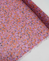 Tecido Crepe Chiffon Texturizado Italiano com Lurex Foramas Abstratas Colorido (COM DETALHES)