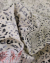 Tecido Tactel Fino Barrado Duplo Floral e Animal Print Estonado