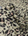 Tecido Viscose Premium Animal Print Preto e Amarelo Requinte
