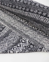 Tecido Crepe Chiffon Micro Barrado Étnico P/B