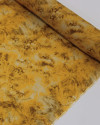 Tecido Viscose Italiano Estampa Tie Dye Abstrato Bege e Amarelo