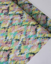 Tecido Crepe Silk Italiano Tie Dye Desfocado Tons Pastéis
