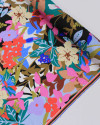 Tecido Viscose Italiano Campo Floral Abstrato Colorido
