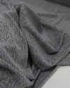Tecido Malha Tricot Canelada Grossa Cinza Mescla