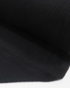 Tecido Malha Tricot Canelada Grossa Preto