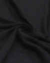 Tecido Malha Tricot Canelada Grossa Preto