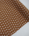Tecido Viscose Formas Geométricas Branco e Bege