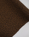 Tecido Viscose Tapete Floral Tons de Marrom