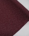 Tecido Viscose Micro Tulipas Offwhite e Vinho