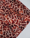 Tecido Viscose Italiano Animal Print Tons Quentes