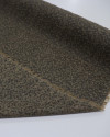 Tecido Crepe Brocado Italiano Micro Geométrico Tons de Marrom