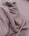 Tecido Tweed Leve Com Elastano Italiano Listras Diagonais Rosé
