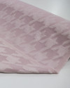 Tecido Tweed Leve Italiano Pied Poule Rosé