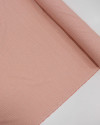 Tecido Cambraia de Algodão Listra Dupla Branco e Coral
